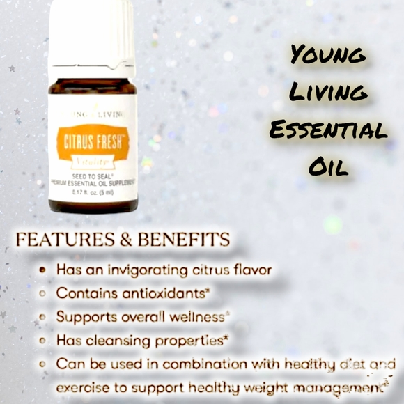 Young Living Essential Oil Citrus Fresh VITALIY Nwt - Picture 2 of 9
